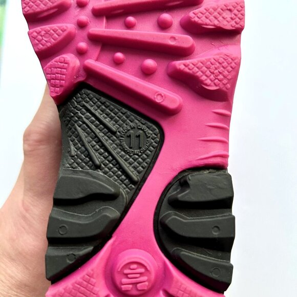Kamik Pink Navy Black Snow Gypsy Girls Winter Boot Size 11T - Picture 6 of 7